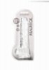 Realistyczne żelowe dildo penis na przyssawce transparentny 25,4 cm